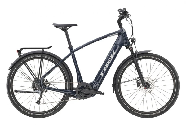 Vélo De Ville Electrique 2020 Trek Allant+ 7 500 WH Shimano Acera M3000 9V Bleu Gris / Noir 3 Vélo De Ville Electrique 2020 Trek Allant+ 7 500 WH Shimano Acera M3000 9V Bleu Gris / Noir