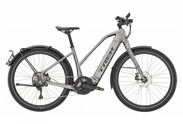 Vélo De Ville Electrique 2020 Trek Allant+ 7 500 WH Shimano Acera M3000 9V Bleu Gris / Noir 8 Vélo De Ville Electrique 2020 Trek Allant+ 7 500 WH Shimano Acera M3000 9V Bleu Gris / Noir – Image 6