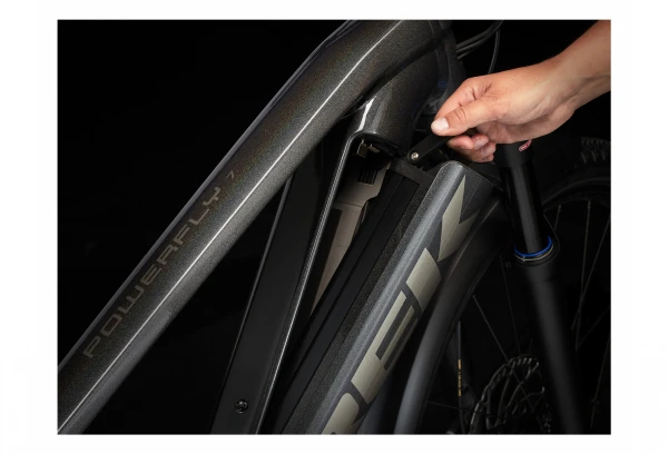 VTT Électrique Semi-Rigide Trek Powerfly Sport 7 EQ Shimano SLX XT 12V 625 Wh 29'' Noir / Gris 2022 6 VTT Électrique Semi-Rigide Trek Powerfly Sport 7 EQ Shimano SLX XT 12V 625 Wh 29'' Noir / Gris 2022 – Image 4