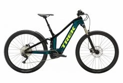 VTT Électrique Tout-Suspendu Trek Powerfly FS 4 Shimano Deore 10V 500 Wh 29'' Aquatic / Noir 2022 Rouge / Gris