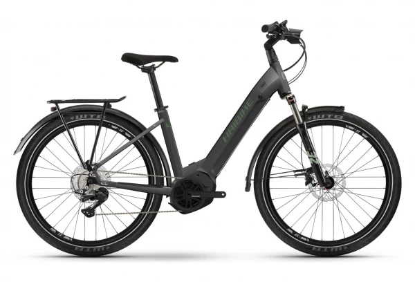 VTC Électrique Haibike Trekking 7 Low Shimano Deore 11V 630 Wh 27.5'' Gris Anthracite Olive 2022 3 VTC Électrique Haibike Trekking 7 Low Shimano Deore 11V 630 Wh 27.5'' Gris Anthracite Olive 2022
