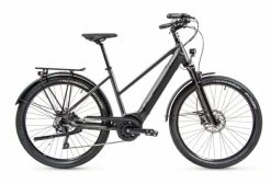VTC Électrique Peugeot ET01 Crossover Equipé Mixte D10 Powertube Shimano Deore 10V 500 Wh 27.5'' Gris Foncé 2022
