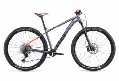 VTT Semi-Rigide Cube Reaction Pro Shimano Deore/XT 12V 29'' Gris Orange 2022