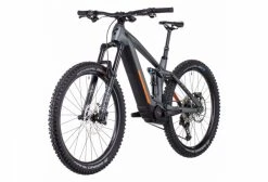 VTT Électrique Tout-Suspendu Cube Stereo Hybrid 140 HPC SL 625 Shimano Deore/XT 12V 625 Wh 27.5'' Gris Flash Orange 2022 Gris / Orange -Vélo Soldes unnamed file 6961