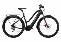 VTC Électrique Haibike Trekking 6 Mid I630Wh Shimano Deore 10V Noir / Rouge 2022