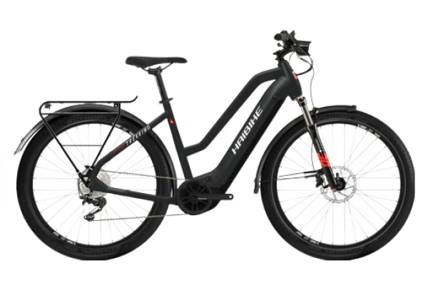 VTC Électrique Haibike Trekking 6 Mid I630Wh Shimano Deore 10V Noir / Rouge 2022 4 VTC Électrique Haibike Trekking 6 Mid I630Wh Shimano Deore 10V Noir / Rouge 2022 – Image 2