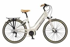 Vélo De Ville Électrique Granville E-Smooth 20 Shimano Altus 7V 400 Wh 700 Mm Blanc Ivoire 2022