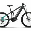 VTT Électrique Tout-Suspendu Haibike AllMtn 1 Shimano Deore 11V 630 Wh 29'' / 27.5'' Gris Anthracite Turquoise 2022