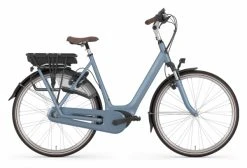 Vélo De Ville Électrique Gazelle Orange C7+ HMB H7 Shimano Nexus 7V 300Wh Bleu Clair 2020
