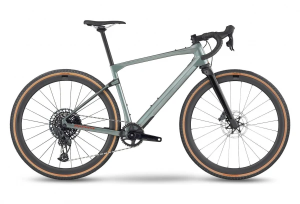 Gravel Bike BMC URS LT Two Sram Rival ETap AXS/GX Eagle AXS 12V 700 Mm Gris Metallic Moss 2023 3 Gravel Bike BMC URS LT Two Sram Rival ETap AXS/GX Eagle AXS 12V 700 Mm Gris Metallic Moss 2023