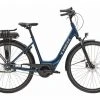 Vélo De Ville Électrique Trek District+ 1 Lowstep 300wh Shimano Nexus 7V Dark Aquatic 2021 Gris / Or