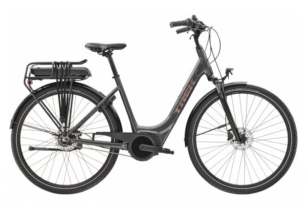Vélo De Ville Électrique Trek District+ 1 Lowstep 300wh Shimano Nexus 7V Dark Aquatic 2021 Gris / Or 13 Vélo De Ville Électrique Trek District+ 1 Lowstep 300wh Shimano Nexus 7V Dark Aquatic 2021 Gris / Or – Image 11