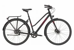 Vélo De Ville Trek District 3 Equipped Stagger Shimano Nexus 8V Matte Trek Black 2021 Bleu / Blanc