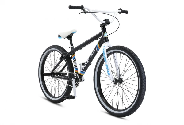 BMX Freestyle SE Bikes Blocks Flyer 26'' Noir Blanc Sparkle 2021 4 BMX Freestyle SE Bikes Blocks Flyer 26'' Noir Blanc Sparkle 2021 – Image 2