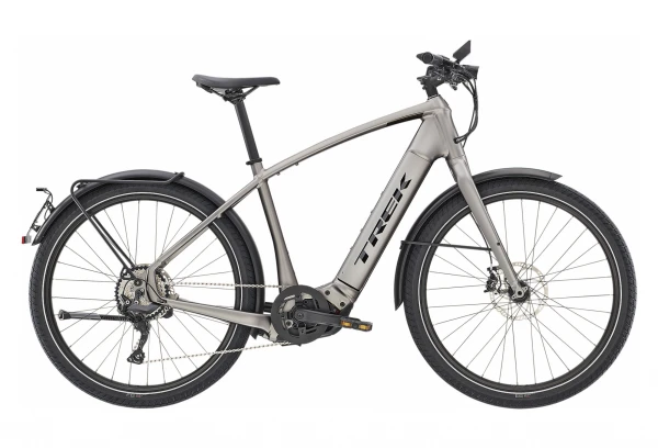 VTC Électrique Trek Allant+ 8S Shimano Deore 10V 625 Wh 650b Gris Lithium 2020 12 VTC Électrique Trek Allant+ 8S Shimano Deore 10V 625 Wh 650b Gris Lithium 2020 – Image 10