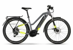 VTC Électrique Haibike Trekking 6 Trapez I500Wh 27.5 ' Shimano Deore 10V Gris / Jaune Mat
