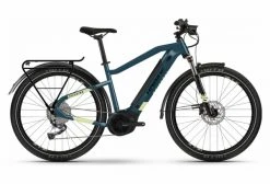 VTC Électrique Haibike Trekking 5 I500Wh Shimano Alivio M3100 9V Bleu / Jaune Canary 2022