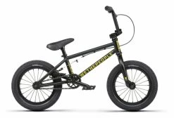 BMX Freestyle WeThePeople Riot 14.5TT Matt Noir / Jaune 2021