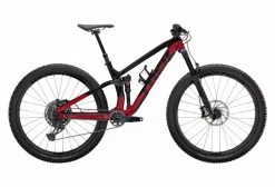 VTT Tout-Suspendu Trek Fuel EX 9.8 29'' Sram GX Eagle 12V Raw Carbon/Rage Red 2021 Orange / Gris