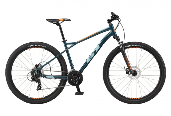 VTT Semi-Rigide GT Aggressor Expert Shimano Tourney 8V 29'' Bleu Gris Slate Gris / Bleu 3 VTT Semi-Rigide GT Aggressor Expert Shimano Tourney 8V 29'' Bleu Gris Slate Gris / Bleu
