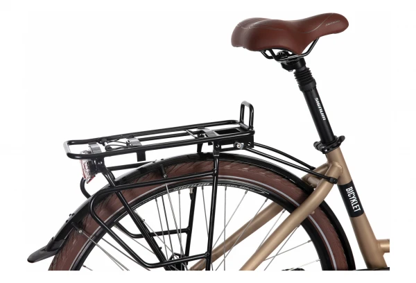 Vélo De Ville Électrique Bicyklet Carmen Shimano Tourney/Altus 7V 504 Wh 700 Mm Marron Tan 5 Vélo De Ville Électrique Bicyklet Carmen Shimano Tourney/Altus 7V 504 Wh 700 Mm Marron Tan – Image 3