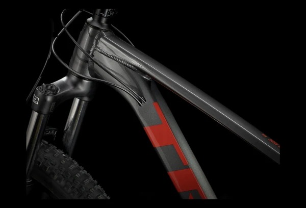 VTT Semi Rigide Trek Roscoe 6 27.5+ Shimano Deore 10V Lithium Grey/Cobra Blood 2021 Gris / Rouge 11 VTT Semi Rigide Trek Roscoe 6 27.5+ Shimano Deore 10V Lithium Grey/Cobra Blood 2021 Gris / Rouge – Image 9