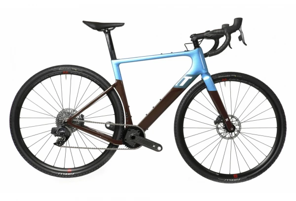 Gravel Bike 3T Exploro Race Torno Sram Force ETap AXS 12V 700 Mm Bleu Marron 2022 3 Gravel Bike 3T Exploro Race Torno Sram Force ETap AXS 12V 700 Mm Bleu Marron 2022