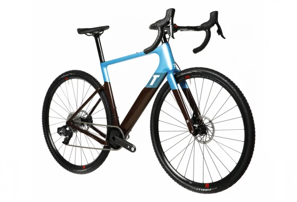 Gravel Bike 3T Exploro Race Torno Sram Force ETap AXS 12V 700 Mm Bleu Marron 2022 4 Gravel Bike 3T Exploro Race Torno Sram Force ETap AXS 12V 700 Mm Bleu Marron 2022 – Image 2