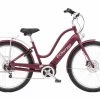 Vélo De Ville Électrique Electra Townie Path Go! 5i Shimano Nexus 5V 500 Wh 27.5'' Bordeaux Rosewood Mat 2020 Rouge
