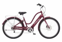 Vélo De Ville Électrique Electra Townie Path Go! 5i Shimano Nexus 5V 500 Wh 27.5'' Bordeaux Rosewood Mat 2020 Rouge