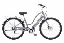Vélo De Ville Électrique Electra Townie Path Go! 5i Shimano Nexus 5V 500 Wh 27.5'' Gris Holographic 2020