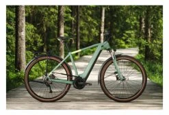 Vélo De Ville Électrique Cube Touring Hybrid One 400 Shimano Alivio 9V 400 Wh 700 Mm Vert Sharp 2022 -Vélo Soldes unnamed file 903