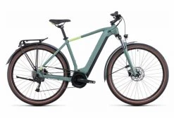 Vélo De Ville Électrique Cube Touring Hybrid One 400 Shimano Alivio 9V 400 Wh 700 Mm Vert Sharp 2022 -Vélo Soldes unnamed file 904